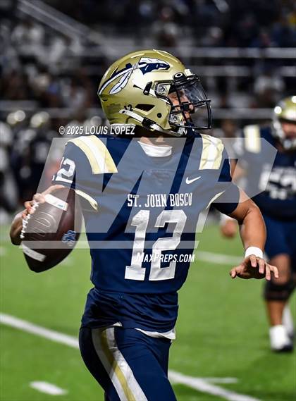 Thumbnail 3 in St. Frances Academy @ St. John Bosco (MaxPreps Game of the Week) photogallery.