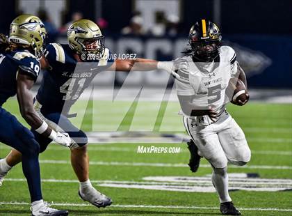 Thumbnail 2 in St. Frances Academy @ St. John Bosco (MaxPreps Game of the Week) photogallery.