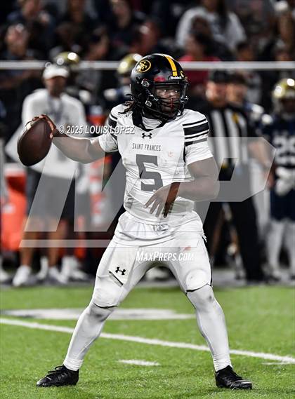 Thumbnail 1 in St. Frances Academy @ St. John Bosco (MaxPreps Game of the Week) photogallery.
