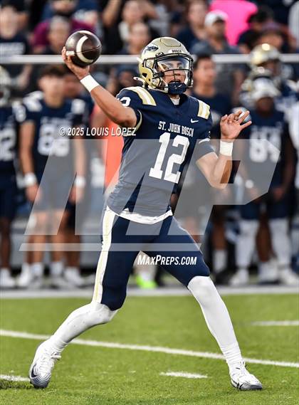 Thumbnail 3 in St. Frances Academy @ St. John Bosco (MaxPreps Game of the Week) photogallery.