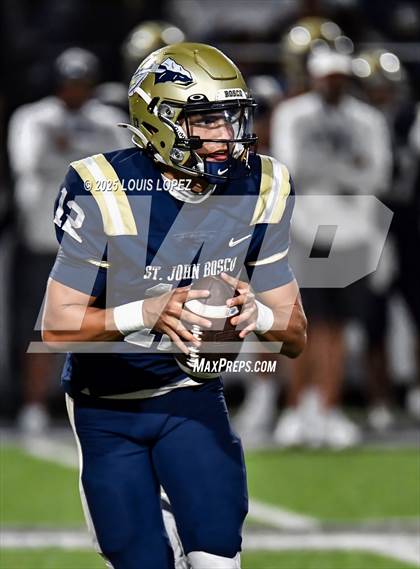 Thumbnail 1 in St. Frances Academy @ St. John Bosco (MaxPreps Game of the Week) photogallery.