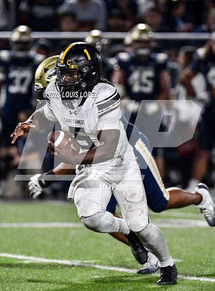 Thumbnail 3 in St. Frances Academy @ St. John Bosco (MaxPreps Game of the Week) photogallery.