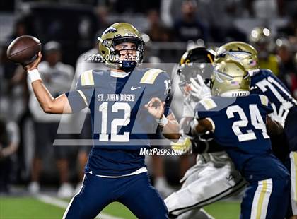 Thumbnail 3 in St. Frances Academy @ St. John Bosco (MaxPreps Game of the Week) photogallery.