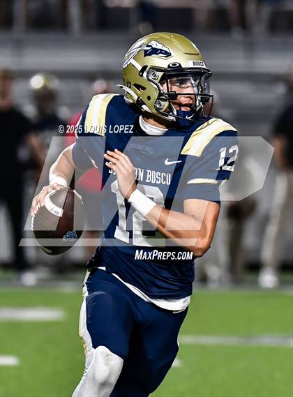 Thumbnail 3 in St. Frances Academy @ St. John Bosco (MaxPreps Game of the Week) photogallery.