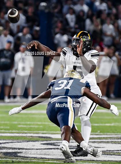 Thumbnail 1 in St. Frances Academy @ St. John Bosco (MaxPreps Game of the Week) photogallery.