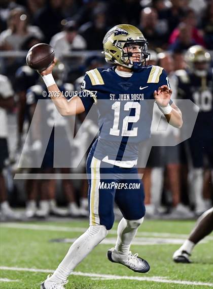Thumbnail 3 in St. Frances Academy @ St. John Bosco (MaxPreps Game of the Week) photogallery.