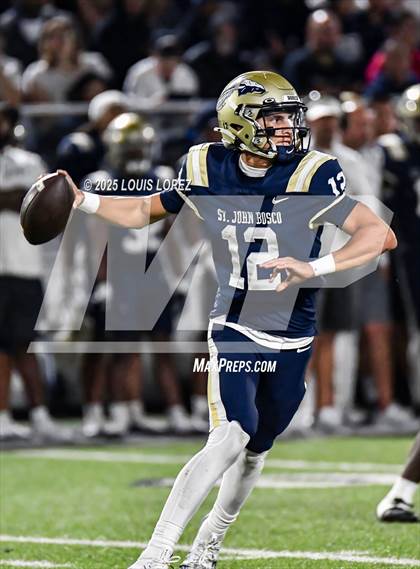 Thumbnail 2 in St. Frances Academy @ St. John Bosco (MaxPreps Game of the Week) photogallery.