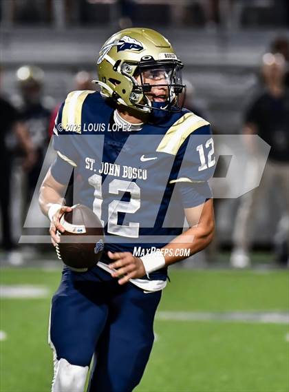 Thumbnail 1 in St. Frances Academy @ St. John Bosco (MaxPreps Game of the Week) photogallery.