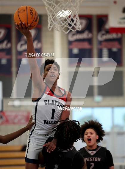 Thumbnail 3 in Weston Ranch vs. Clayton Valley Charter (NorCal Tipoff Classic) photogallery.