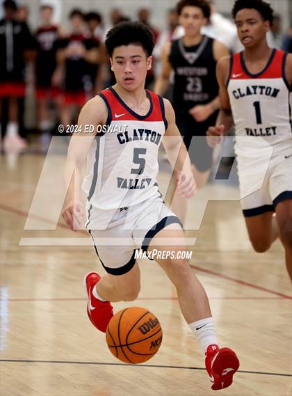 Thumbnail 1 in Weston Ranch vs. Clayton Valley Charter (NorCal Tipoff Classic) photogallery.