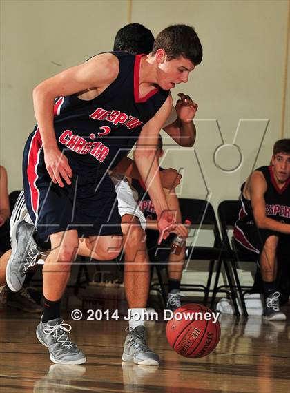 Thumbnail 3 in Salesian vs. Hesperia Christian (MaxPreps Holiday Classic) photogallery.