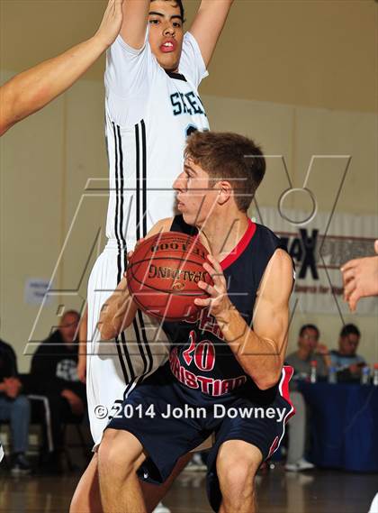 Thumbnail 2 in Salesian vs. Hesperia Christian (MaxPreps Holiday Classic) photogallery.