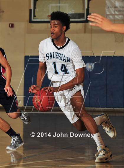 Thumbnail 1 in Salesian vs. Hesperia Christian (MaxPreps Holiday Classic) photogallery.