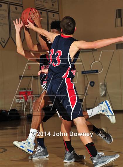 Thumbnail 2 in Salesian vs. Hesperia Christian (MaxPreps Holiday Classic) photogallery.