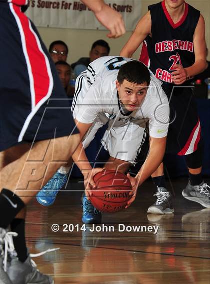 Thumbnail 1 in Salesian vs. Hesperia Christian (MaxPreps Holiday Classic) photogallery.