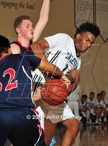 Thumbnail 3 in Salesian vs. Hesperia Christian (MaxPreps Holiday Classic) photogallery.