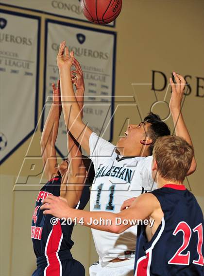 Thumbnail 1 in Salesian vs. Hesperia Christian (MaxPreps Holiday Classic) photogallery.