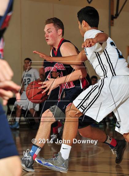 Thumbnail 3 in Salesian vs. Hesperia Christian (MaxPreps Holiday Classic) photogallery.