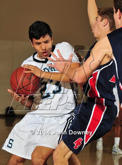 Thumbnail 2 in Salesian vs. Hesperia Christian (MaxPreps Holiday Classic) photogallery.