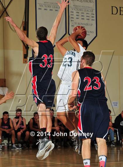 Thumbnail 2 in Salesian vs. Hesperia Christian (MaxPreps Holiday Classic) photogallery.