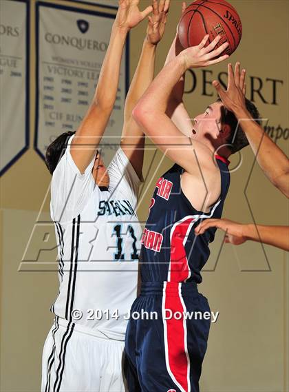 Thumbnail 3 in Salesian vs. Hesperia Christian (MaxPreps Holiday Classic) photogallery.