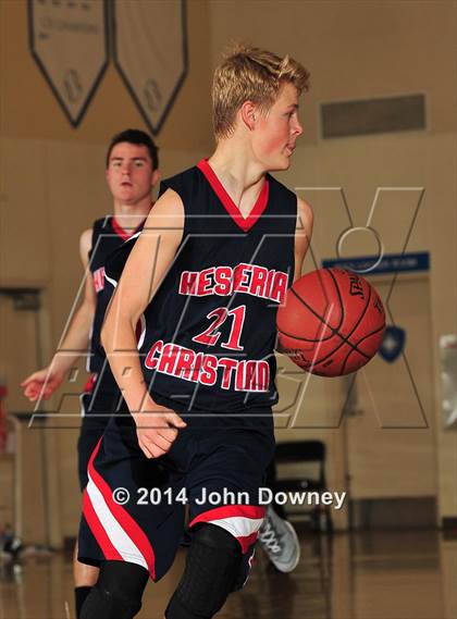 Thumbnail 3 in Salesian vs. Hesperia Christian (MaxPreps Holiday Classic) photogallery.