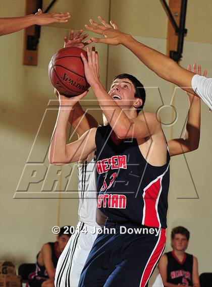Thumbnail 2 in Salesian vs. Hesperia Christian (MaxPreps Holiday Classic) photogallery.