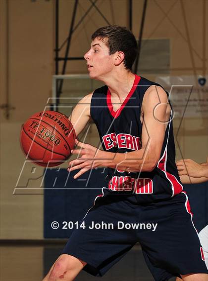 Thumbnail 2 in Salesian vs. Hesperia Christian (MaxPreps Holiday Classic) photogallery.