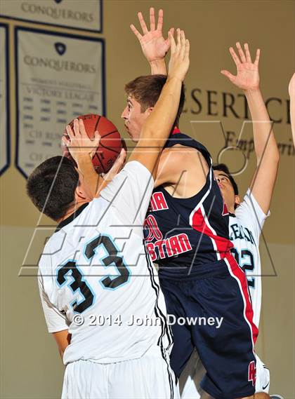 Thumbnail 3 in Salesian vs. Hesperia Christian (MaxPreps Holiday Classic) photogallery.