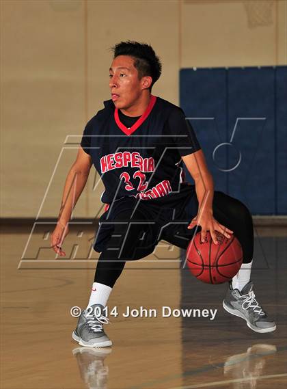 Thumbnail 3 in Salesian vs. Hesperia Christian (MaxPreps Holiday Classic) photogallery.
