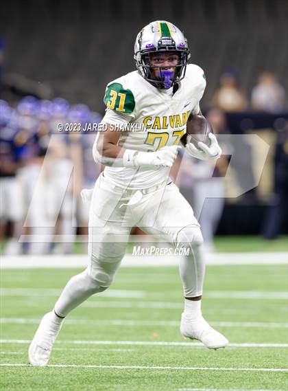 Thumbnail 2 in Calvary Baptist Academy @ St. Charles Catholic (LHSAA Division III Select Final) photogallery.