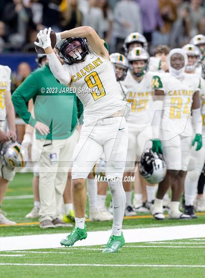 Thumbnail 1 in Calvary Baptist Academy @ St. Charles Catholic (LHSAA Division III Select Final) photogallery.