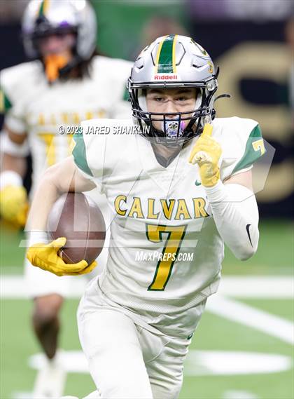 Thumbnail 1 in Calvary Baptist Academy @ St. Charles Catholic (LHSAA Division III Select Final) photogallery.