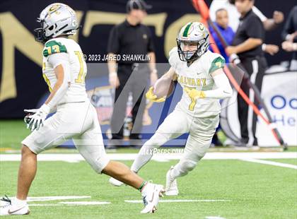 Thumbnail 3 in Calvary Baptist Academy @ St. Charles Catholic (LHSAA Division III Select Final) photogallery.
