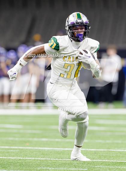 Thumbnail 3 in Calvary Baptist Academy @ St. Charles Catholic (LHSAA Division III Select Final) photogallery.
