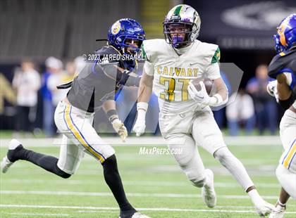 Thumbnail 1 in Calvary Baptist Academy @ St. Charles Catholic (LHSAA Division III Select Final) photogallery.