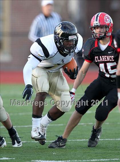 Thumbnail 3 in Rush-Henrietta vs. Clarence (NYSPHSAA Class AA Quarterfinal) photogallery.