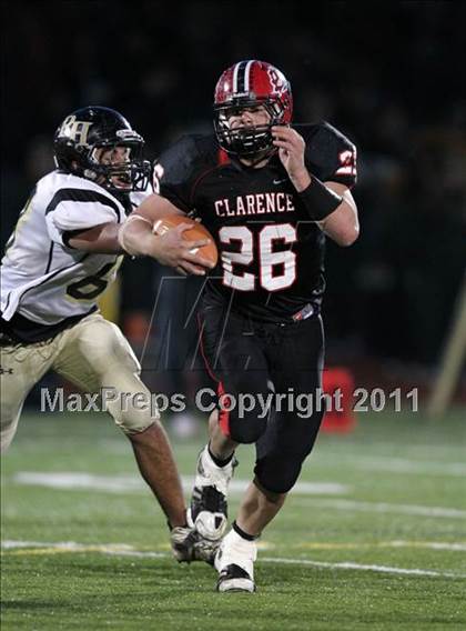 Thumbnail 3 in Rush-Henrietta vs. Clarence (NYSPHSAA Class AA Quarterfinal) photogallery.