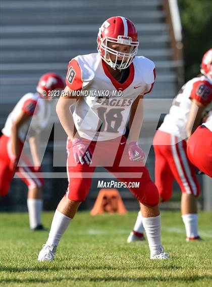 Thumbnail 1 in Frankton v Yorktown (Scrimmage) photogallery.