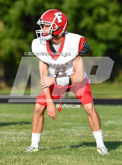 Thumbnail 2 in Frankton v Yorktown (Scrimmage) photogallery.