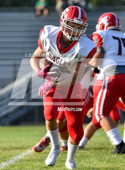 Thumbnail 2 in Frankton v Yorktown (Scrimmage) photogallery.