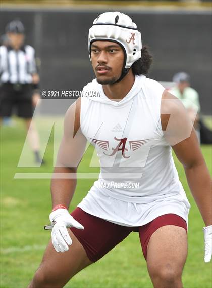 Thumbnail 2 in Mater Dei vs. Alemany (Battle at the Beach 7x7) photogallery.