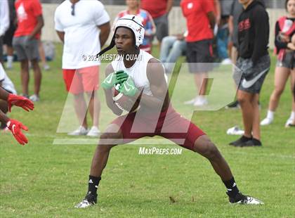 Thumbnail 2 in Mater Dei vs. Alemany (Battle at the Beach 7x7) photogallery.