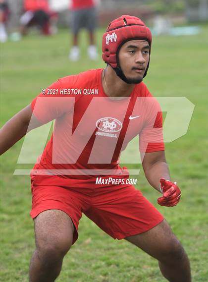 Thumbnail 3 in Mater Dei vs. Alemany (Battle at the Beach 7x7) photogallery.