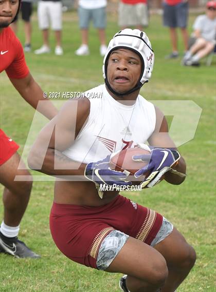 Thumbnail 3 in Mater Dei vs. Alemany (Battle at the Beach 7x7) photogallery.