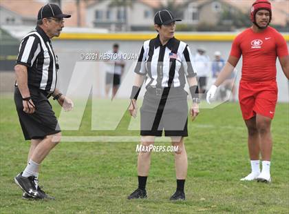 Thumbnail 2 in Mater Dei vs. Alemany (Battle at the Beach 7x7) photogallery.
