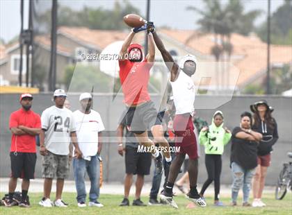 Thumbnail 2 in Mater Dei vs. Alemany (Battle at the Beach 7x7) photogallery.