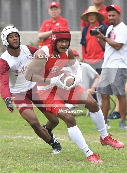 Thumbnail 1 in Mater Dei vs. Alemany (Battle at the Beach 7x7) photogallery.