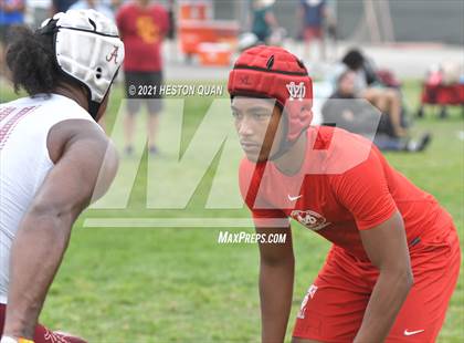 Thumbnail 1 in Mater Dei vs. Alemany (Battle at the Beach 7x7) photogallery.