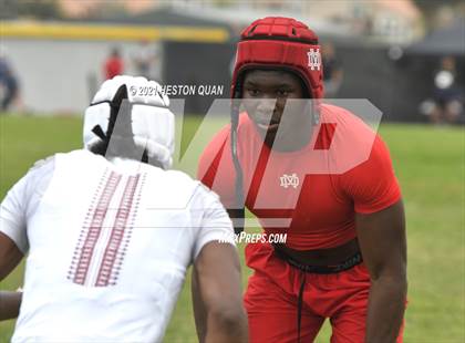 Thumbnail 1 in Mater Dei vs. Alemany (Battle at the Beach 7x7) photogallery.